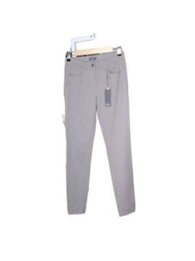Basler Julienne Mid-rise Skinny Stretch Pants Gray Size US 6